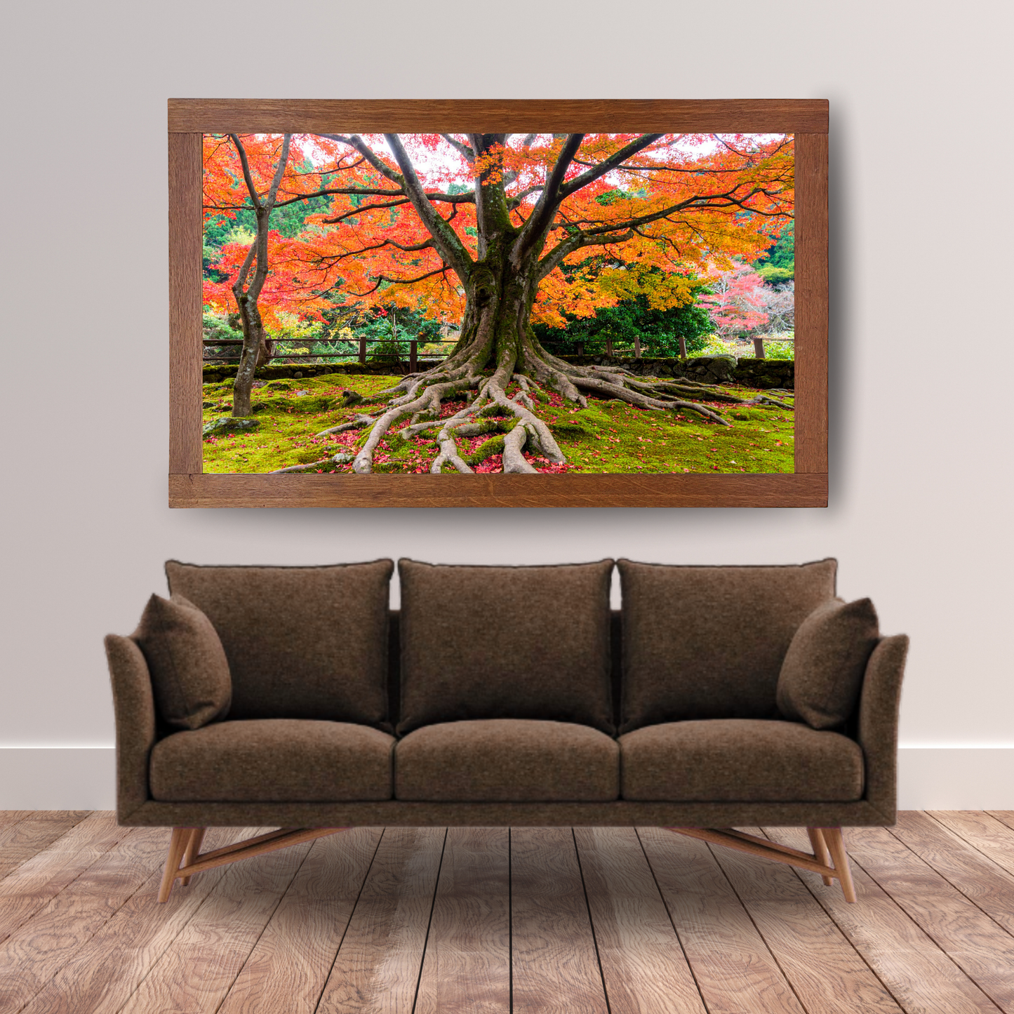 Maple Tree In Fall 2- AI Digital Wall Art Download