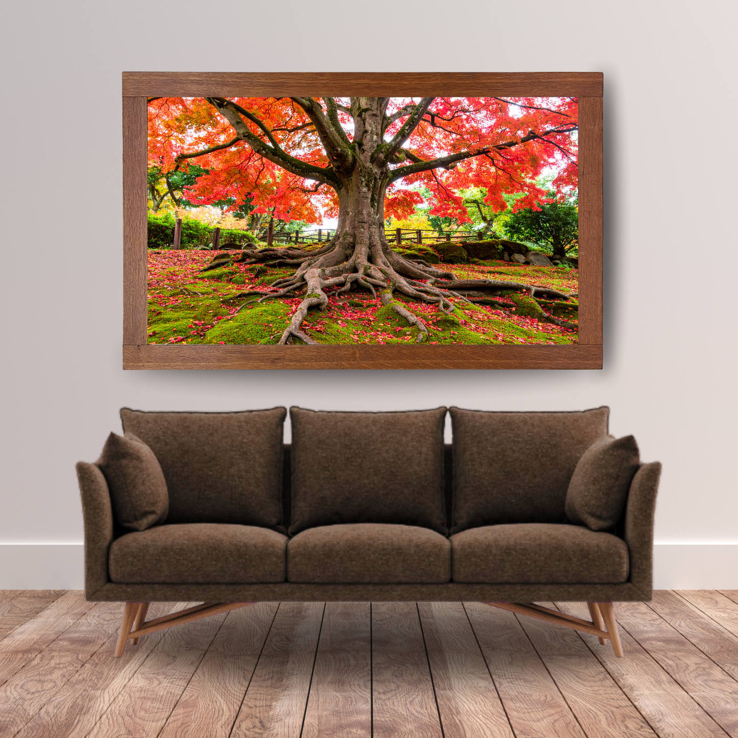 Maple Tree In Fall 4 - AI Digital Wall Art Download