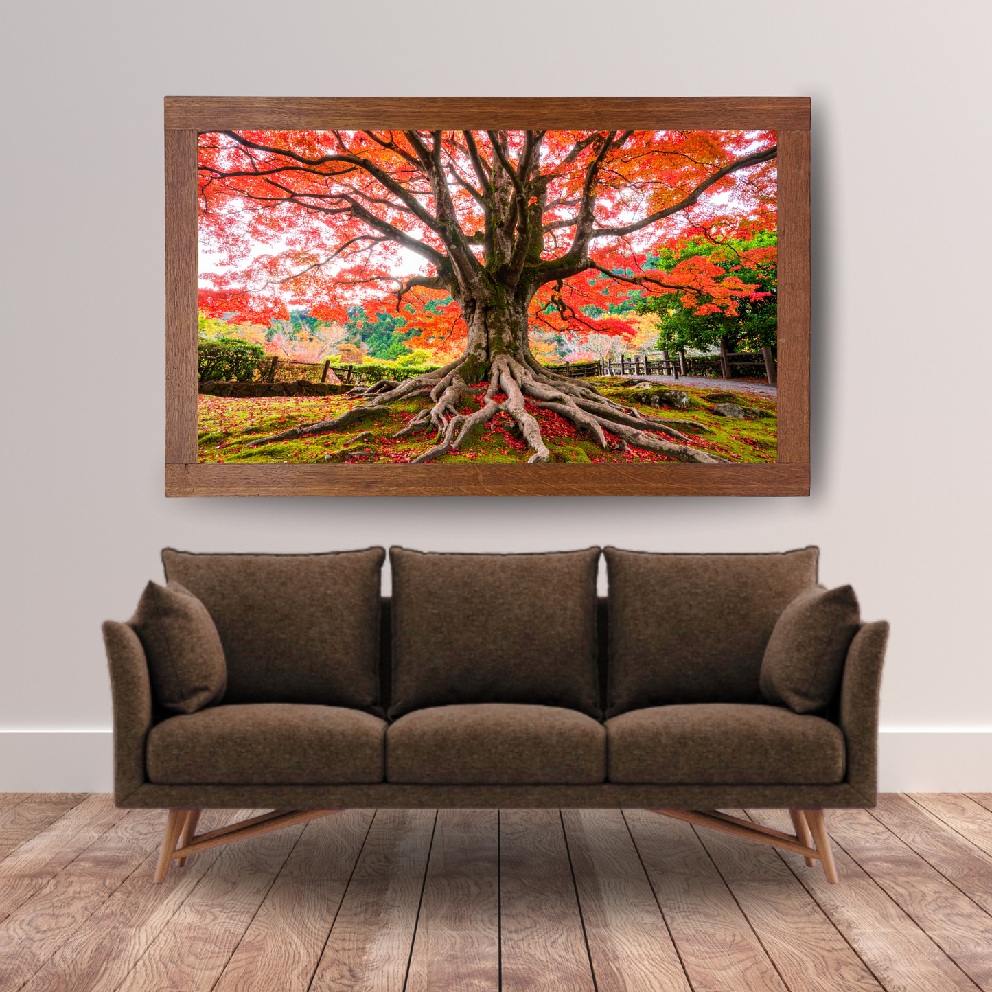 Maple Tree In Fall 1 - AI Digital Wall Art Download