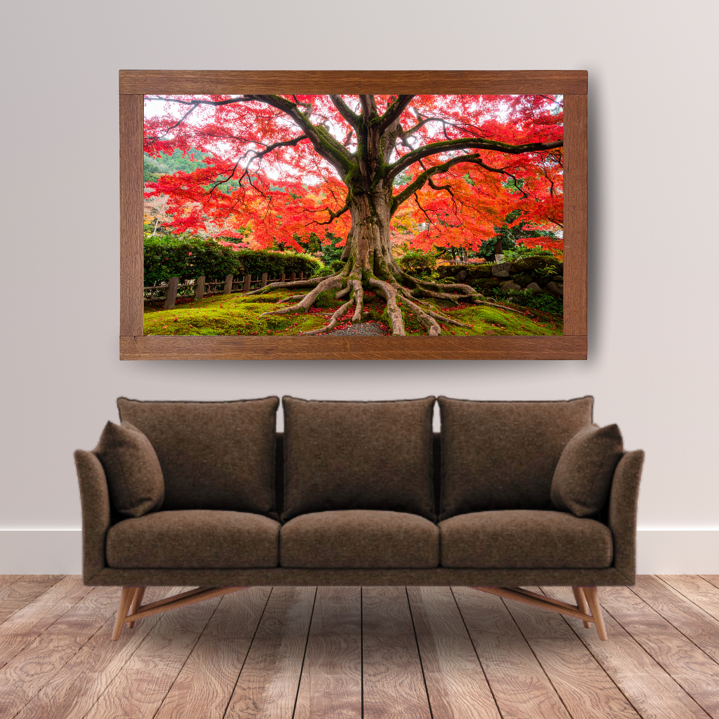 Maple Tree In Fall 3 - AI Digital Wall Art Download