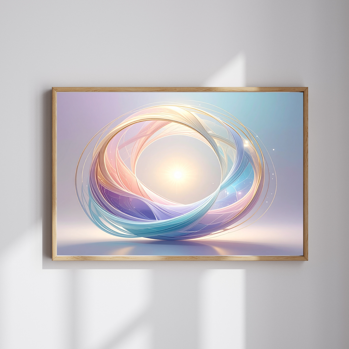 Neural Pathways Circle 2- AI Digital Wall Art Download