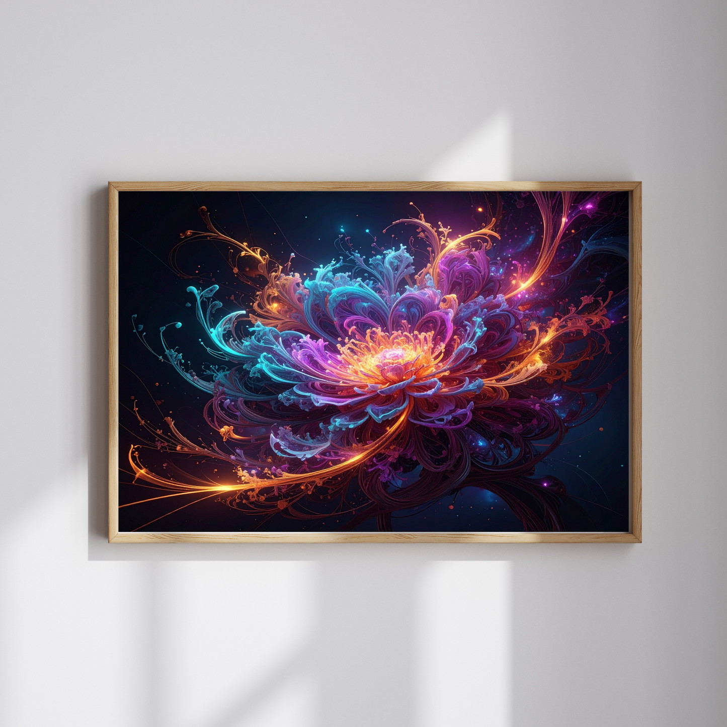 Dynamic Neuro-Inspired Composition 2 - AI Digital Wall Art Download
