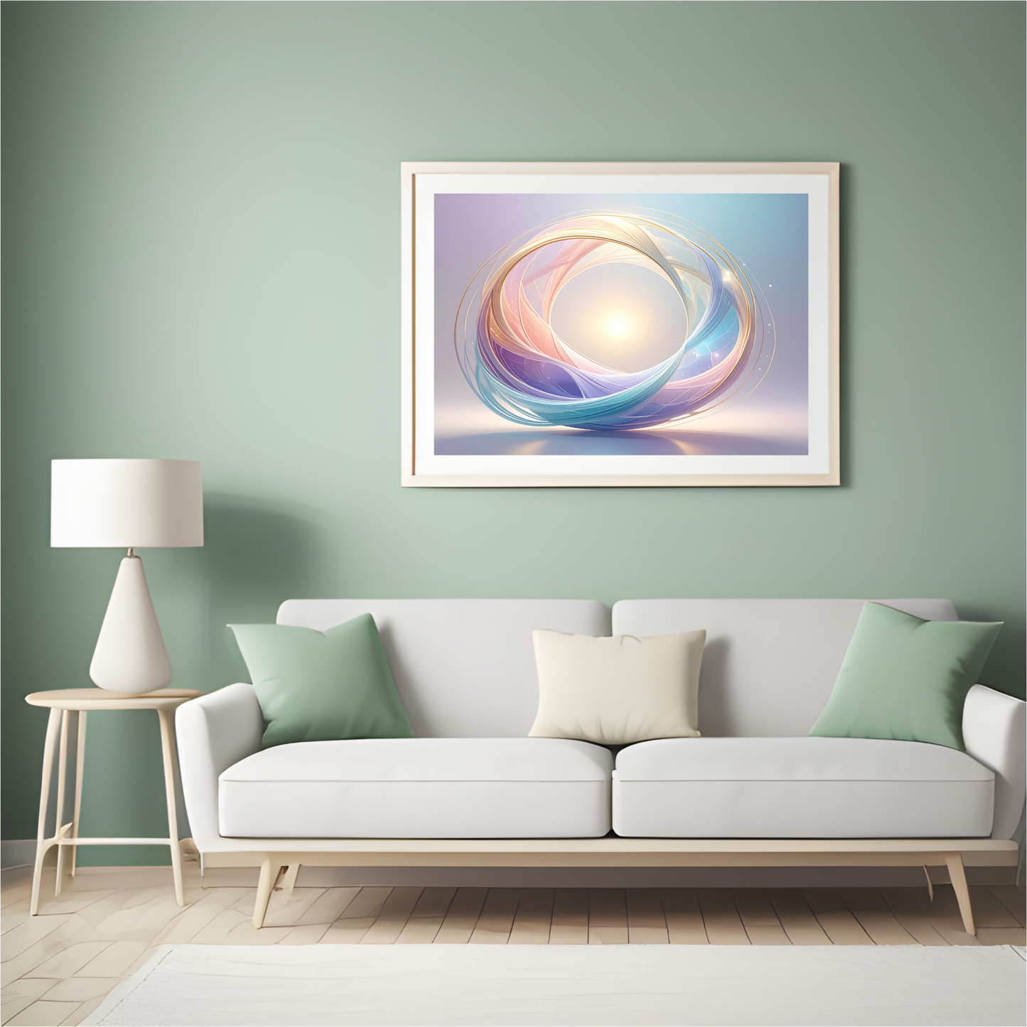 Neural Pathways Circle 2- AI Digital Wall Art Download