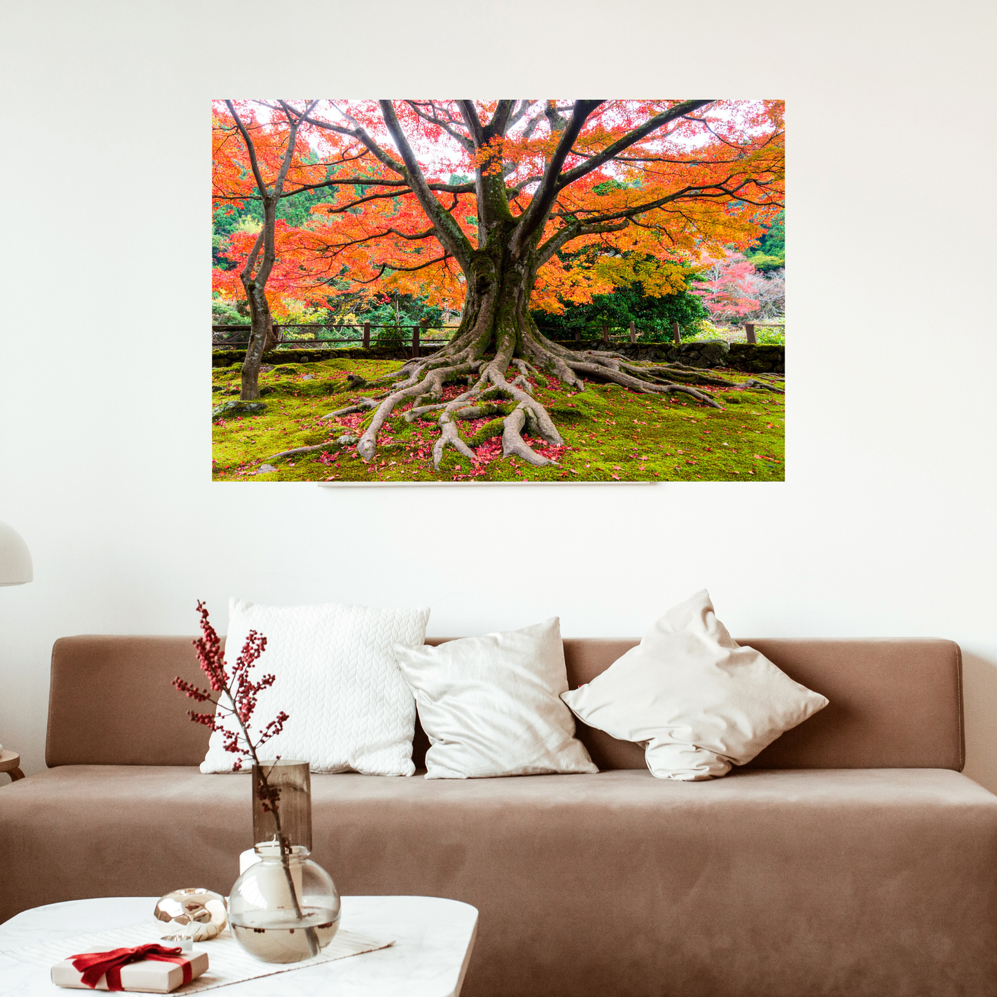 Maple Tree In Fall 2- AI Digital Wall Art Download