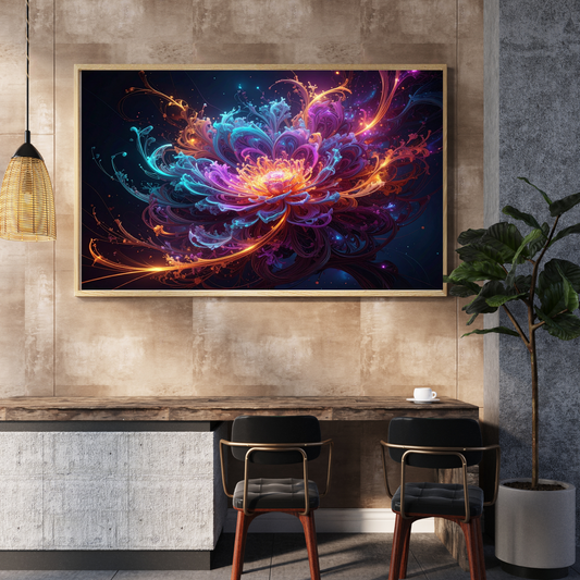 Dynamic Neuro-Inspired Composition 2 - AI Digital Wall Art Download