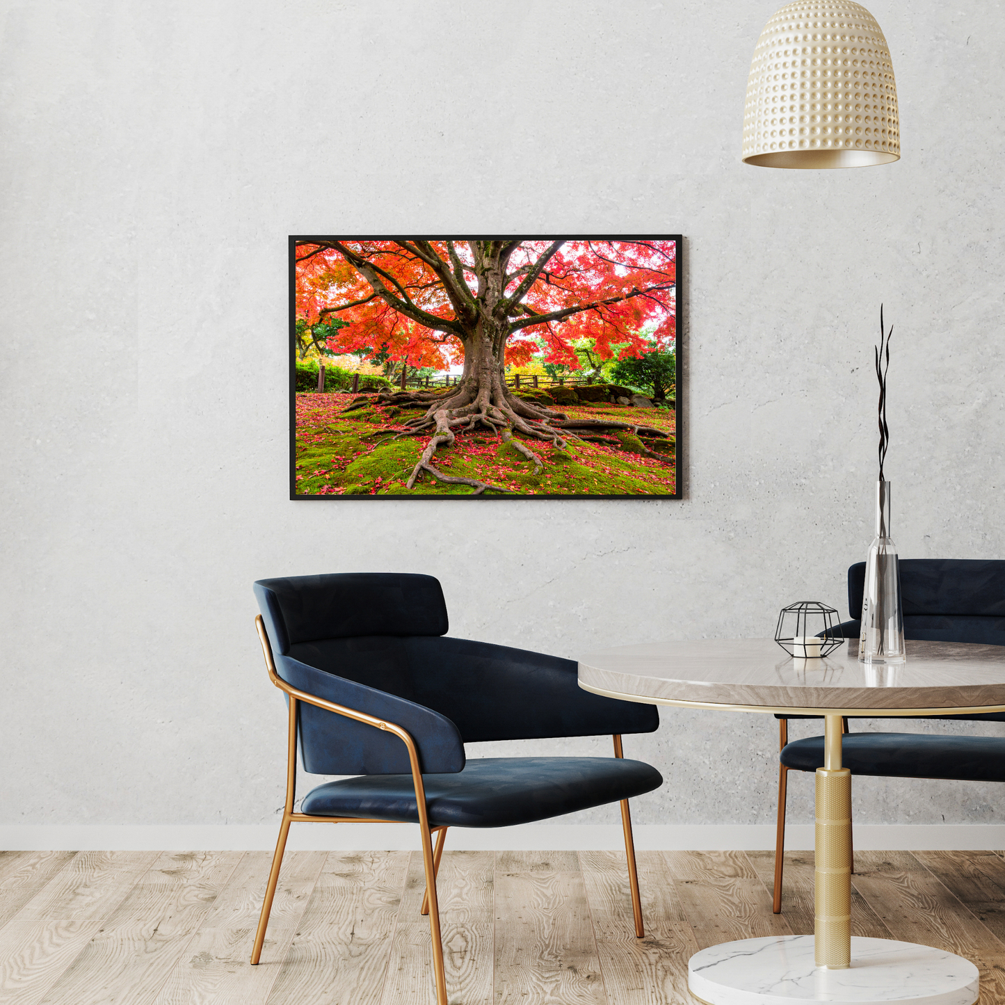 Maple Tree In Fall 4 - AI Digital Wall Art Download