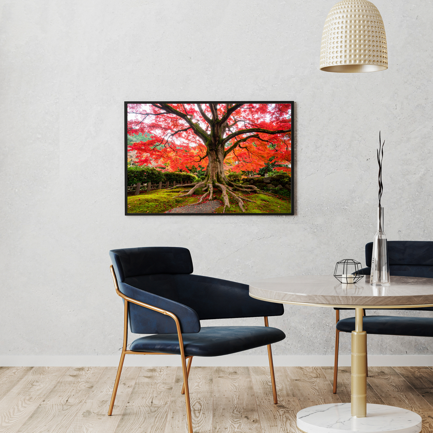 Maple Tree In Fall 3 - AI Digital Wall Art Download